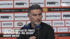 Lille : "Un matelas de points d'avance important mais pas décisif" insiste Galtier