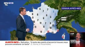 La météo pour ce mercredi 8 février 2023