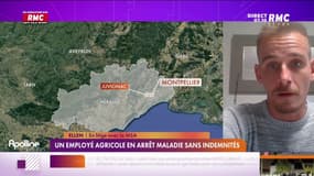 Un employé agricole en arrêt maladie sans indemnités
