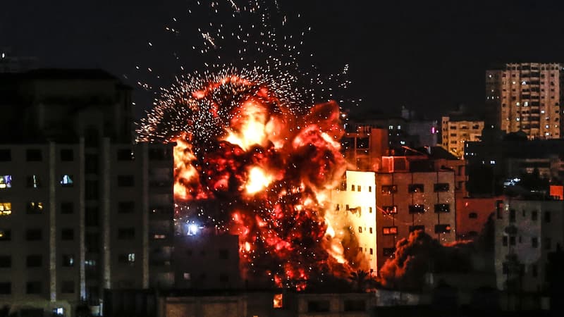 Explosion à Gaza, le 4 mai 2019.
