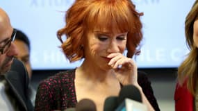 La comédienne Kathy Griffin lors de sa conférence à Woodland Hills, le 2 juin 2017