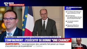 Covid-19: Damien Abad (LR) ne pense pas que "jouer avec les nerfs des Français soit la meilleure des stratégies"