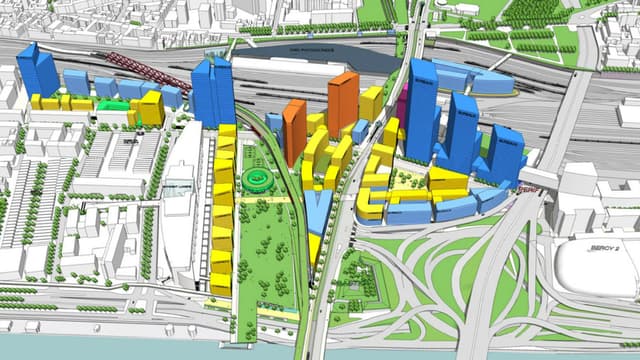 Six tours doivent sortir de terre dans le 12e arrondissement à l'horizon 2030.