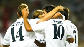 Guti et Figo en 2002