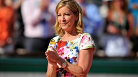 Chris Evert le 07/06/2014 à Roland-Garros