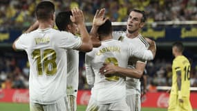 Gareth Bale célèbre son but contre Villarreal