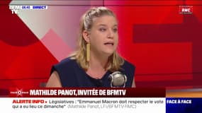 Frondeurs LFI désinvestis aux législatives: "Ce n'est pas une purge", assure Mathilde Panot (LFI)