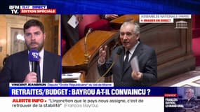 Remise en chantier de la réforme des retraites: "On est heureux que le Premier ministre nous ait entendus", réagit Vincent Jeanbrun (LR)