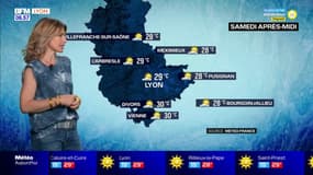 Météo: un samedi matin ensoleillé, quelques passages nuageux dans l'après-midi, jusqu'à 29°C à Lyon