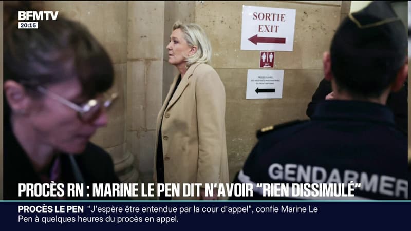 Procès en appel du Rassemblement national: Marine Le Pen joue son avenir présidentiel