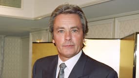 Alain Delon à Tokyo, le 29 octobre 1990.