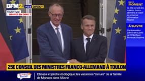 Emmanuel Macron reçoit le chancelier allemand Friedrich Merz pour un conseil des ministres franco-allemand