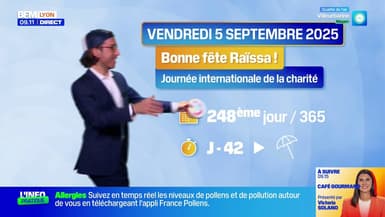 Danse du soleil et idées sorties - La météo de Colas du vendredi 5 septembre 2025
