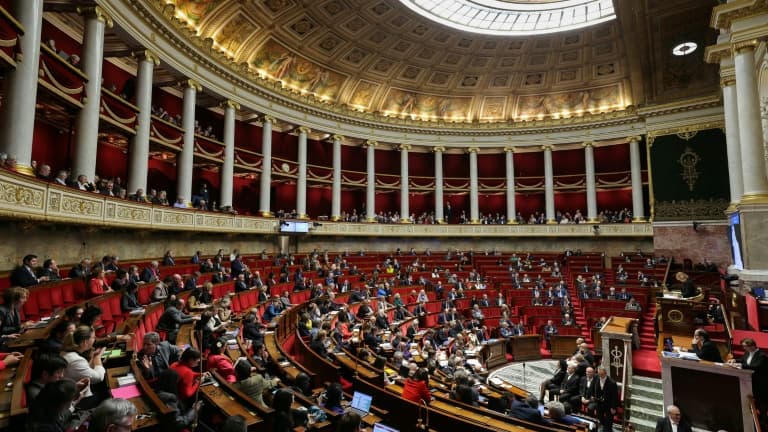 Assemblée nationale pendant les débats sur le PLFSS