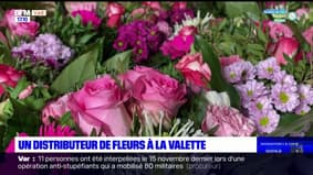 La Valette-du-Var: un distributeur automatique de bouquets