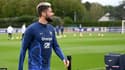 Olivier Giroud avec l'équipe de France en septembre 2022.