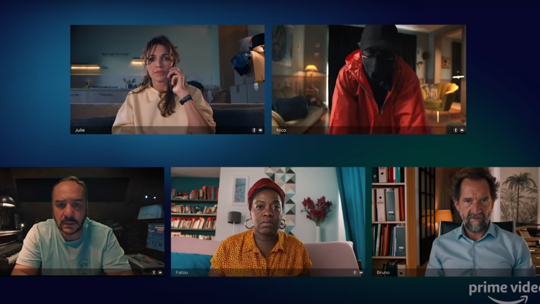 Une scène de "Connectés, la nouvelle comédie français d'Amazon Prime Une scène de "Connectés, la nouvelle comédie français d'Amazon Prime