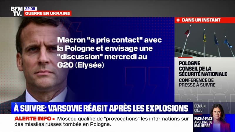 Explosion en Pologne: Emmanuel Macron 