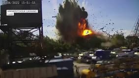 Ukraine: une caméra filme le moment précis où le missile frappe le centre commercial de Krementchouk