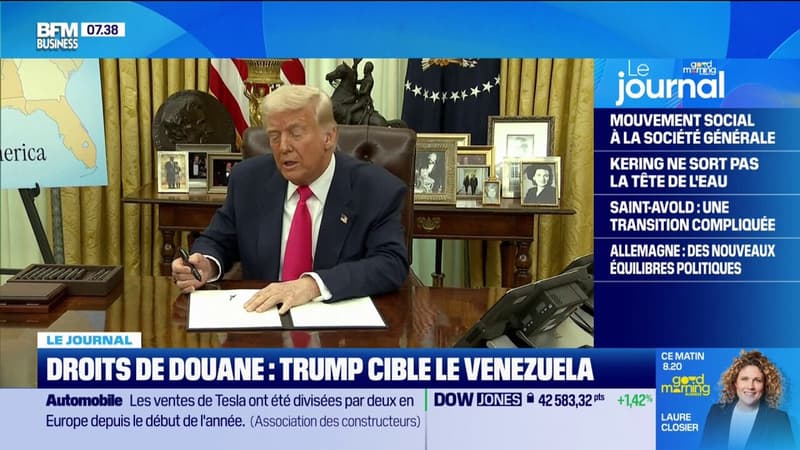 Droits de douane: Donald Trump s'attaque au Venezuela