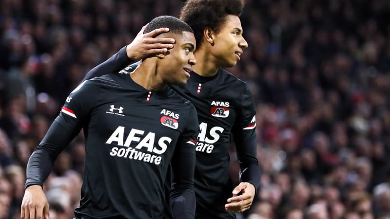 Calvin Stengs et Myron Boadu - AZ