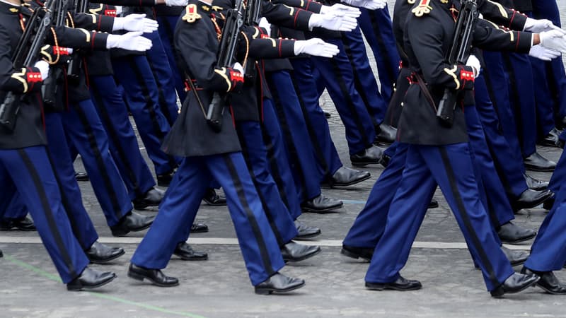 Des militaires lors du défilé du 14-Juillet, en 2020 (photo d'illustration).