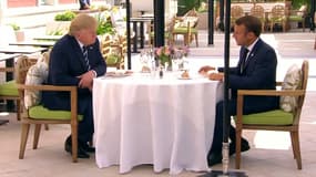 Emmanuel Macron et Donald Trump en déjeuner ce samedi à Biarritz 