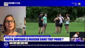 "Pas de sanctions dans les jours qui viennent" pour non-port du masque à Paris selon l'adjointe à la Santé