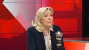 Marine Le Pen le 16 mars 2023 sur BFMTV