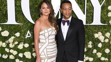 Chrissy Teigen et John Legend le 11 juin 2017 à New York.