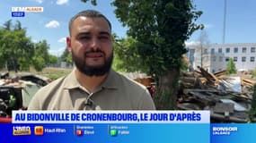 Strasbourg: au bidonville de Cronenbourg, le jour d'après