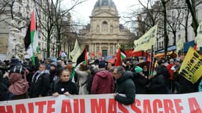 Manifestation en soutien au peuple palestinien, le 9 décembre 2023 à Paris. 