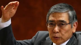Le président de la Banque du Japon, Haruhiko Kuroda