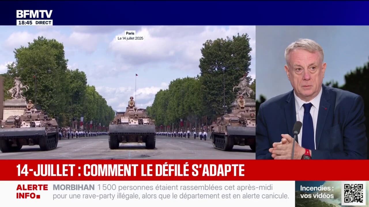 Comment le défilé du 14-juillet s'adapte face à la chaleur?