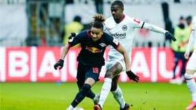 Evan Ndicka et Christopher Nkunku