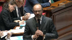 Edouard Philippe à l'Assemblée nationale le 28 mars.