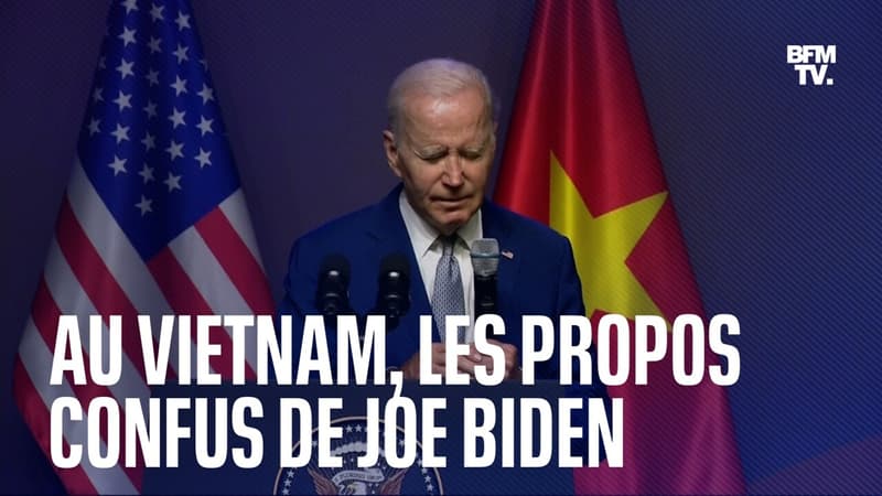 Vietnam: Joe Biden termine une conférence de presse dans la confusion