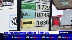 Lyon: la station-service la moins chère est à Meyzieu