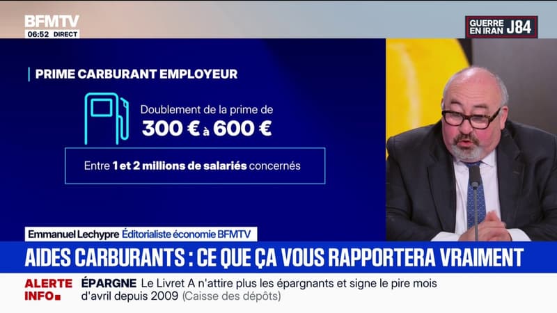 Qu'est-ce que la prime carburant employeur dont le doublement a été annoncé par le gouvernement?