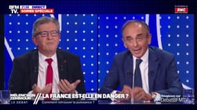"Le 'Zemmouristan', ça existe": échange tendu entre Jean-Luc Mélenchon et Eric Zemmour