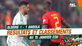 CAN2023 : L'Algérie accrochée par l'Angola, les résultats et classements