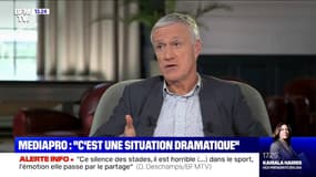 Didier Deschamps sur Mediapro: "Si on en est arrivés à cette situation, c'est qu'en amont il n'y a pas eu les précautions suffisantes"