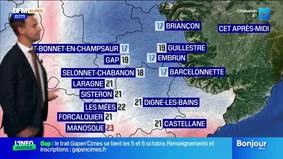 Météo Alpes du Sud : un jeudi nuageux et pluvieux, 23°C attendus à Manosque