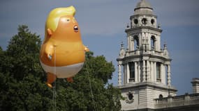 Le dirigeable Trump à Londres, le 13 juillet 2018.