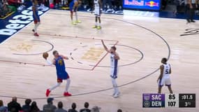 Nikola Jokić avec les Denver Nuggets, à la Ball Arena le 23 janvier 2025