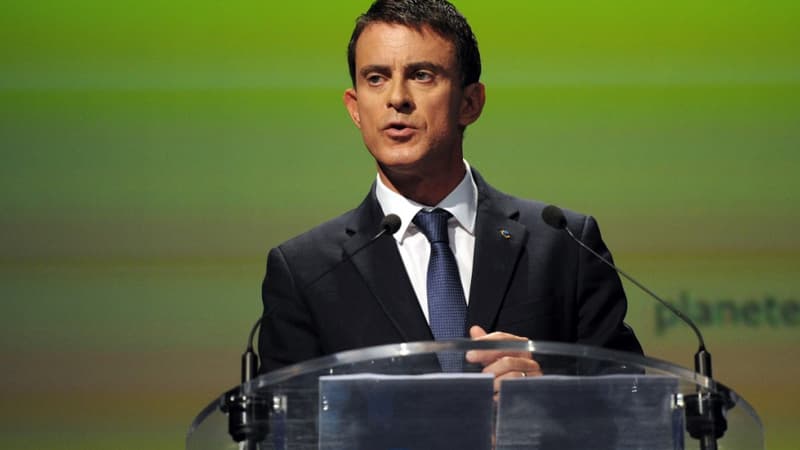 Manuel Valls, dimanche, au congrès du Parti radical de gauche.