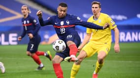 Kylian Mbappé lors de France-Ukraine.