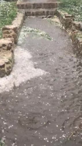 Dans le Puy-de-Dôme, les chutes de grêle causent des inondations - Témoins BFMTV