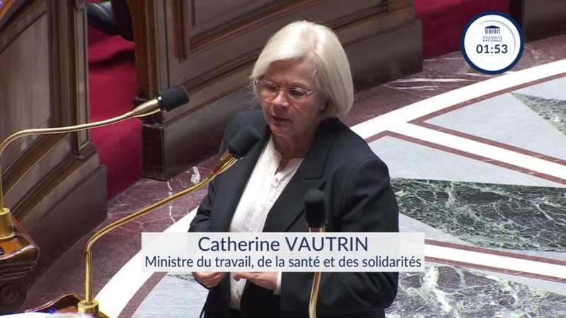 Catherine Vautrin, ministre du travail, de la santé et des solidarités souhaite que 