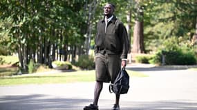 Ibrahima Konaté à son arrivée à Clairefontaine le 1er septembre 2025